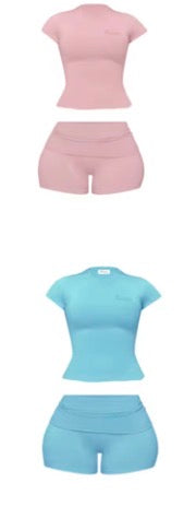 Honeey Fold Over Shorts